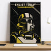 Helldivers II HD Canvas Art Print – Game-Inspired Wall Decor
