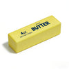 Jouet anti-stress jaune, étiqueté beurre salé 4 oz net
