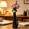 Cute Cat-Shaped Resin Vase for Home Decor