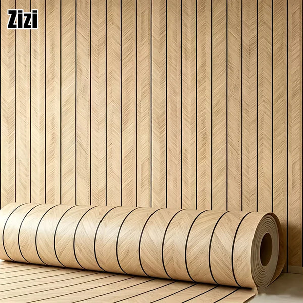 3D Wood Grain Self-Adhesive Wallpaper Roll