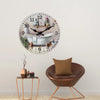 Modern Wooden Bathtub Wall Clock for Home Decor