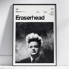 Black and white portrait of Eraserhead, a classic movie-inspired canvas wall art poster.