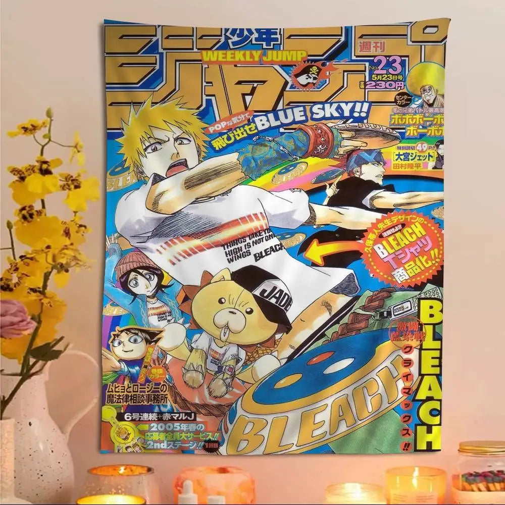 Japanese Anime Tapestry Wall Hanging for Bedroom & Dorm Decor