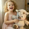 Adorable Running Pig Plush Toy – Soft Calf Stuffed Animal Pillow, 17.7 Inches