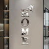 Acrylic Mirror Wall Stickers with Butterfly Design