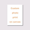 Text listing services for custom photo prints on canvas