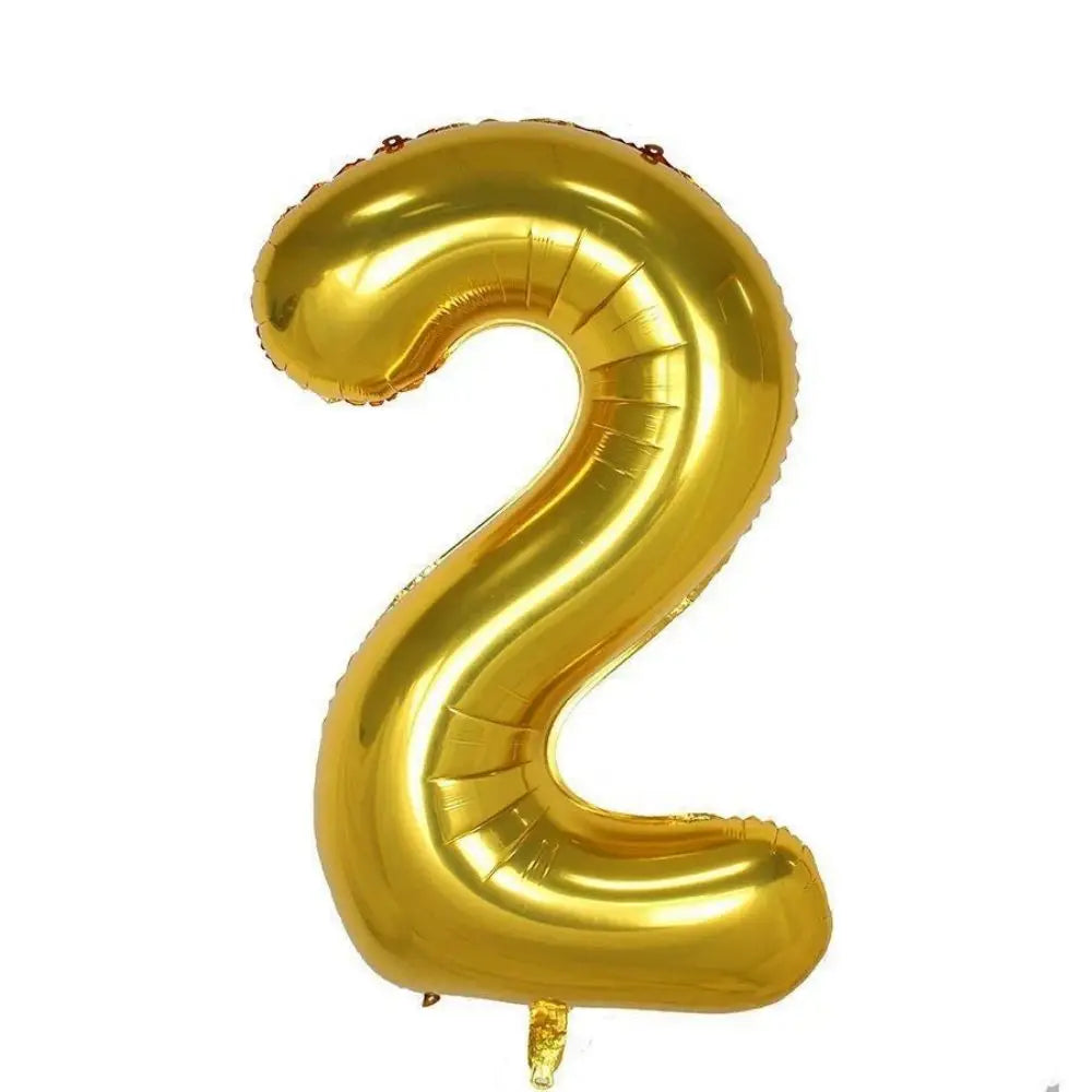 Large Red Number Foil Balloon for Birthday and Anniversary Decor