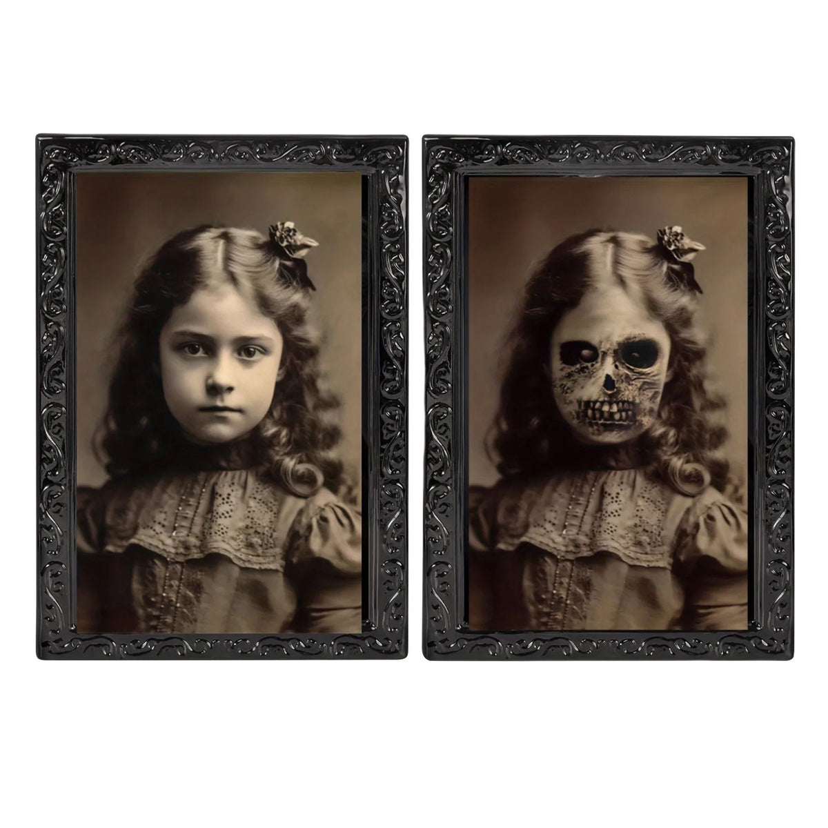 3D Changing Face Ghost Portrait Halloween Decoration