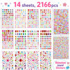 Self-Adhesive Rhinestone Gem Stickers – Multicolor Crystal Craft & Beauty Decor