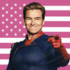 Homelander Patriotic Flag Tapestry – Superhero Wall Art