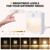 Motion Sensor Night Light with Dimmable Warm LED