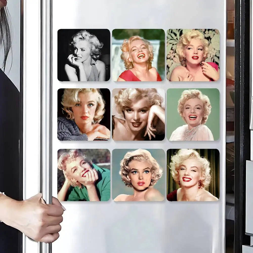 Marilyn Monroe Cartoon Fridge Magnets – Retro Pop Art Decor