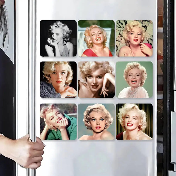 Marilyn Monroe Cartoon Fridge Magnets – Retro Pop Art Decor