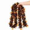 Halloween Foil Fringe Curtain – Pumpkin, Ghost & Bat Print Party Backdrop