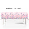 Butterfly Party Supplies Disposable Tableware Set for Birthday & Baby Shower