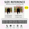 Reference guide for a 2D flat printing background cloth used in portrait shooting, showing size dimensions.