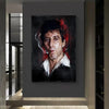 Classic Movie Character Abstract Canvas Art Print