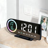 LED Digital Alarm Clock with 7-Color Display