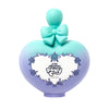 A light turquoise bottle shaped like a heart with a bow on top, featuring the My Little Pony logo.