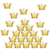 A set of twelve gold crown candy boxes arranged in a grid.