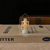 Vintage LED Glowing Lantern for Dollhouse & Night Light Decor