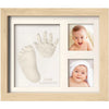 Ash Wood Baby Hand & Footprint Keepsake Kit with Photo Frame