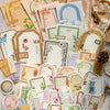 Collection de cartes et de pages de journal vintage et modernes pour collage et journalisation de souvenirs