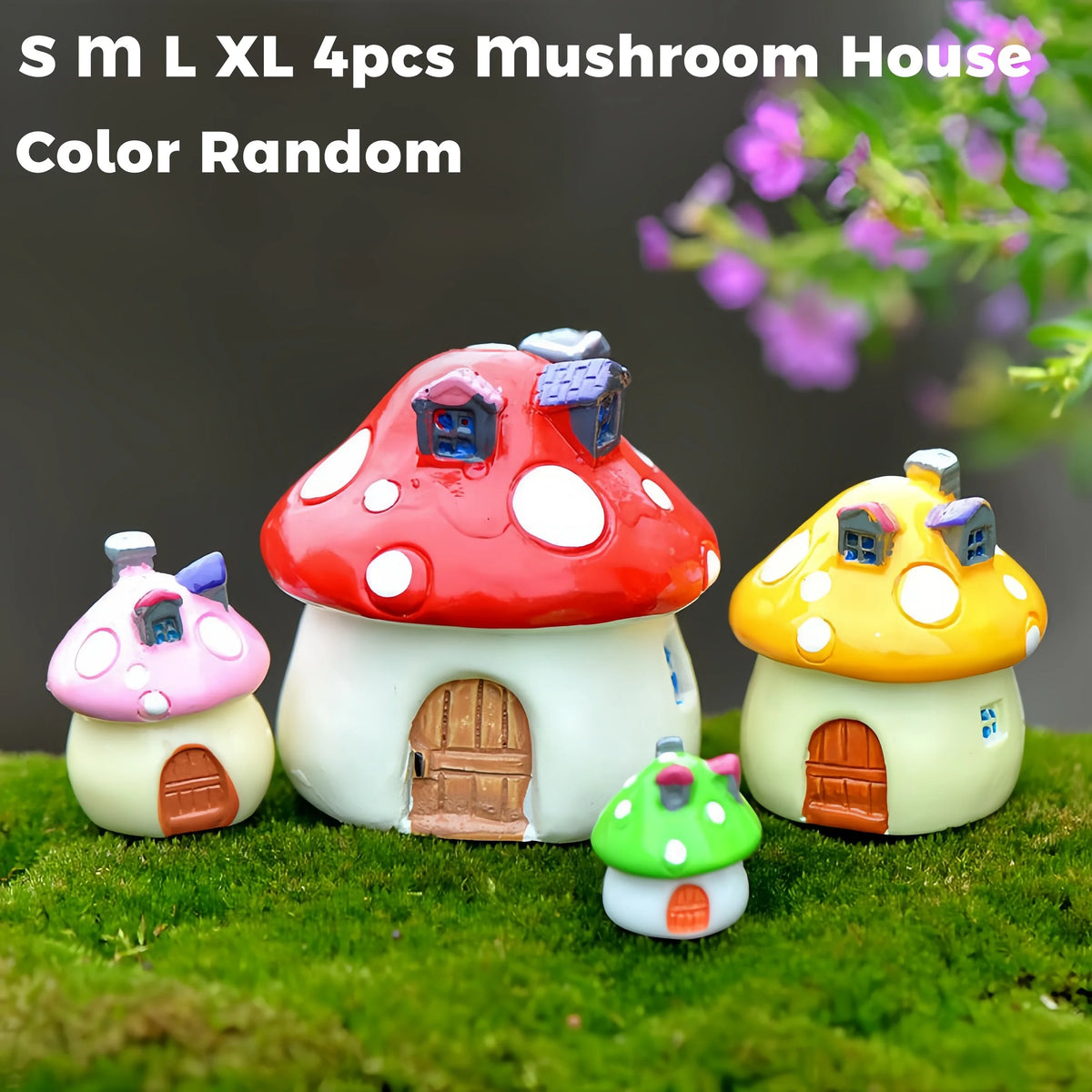 Miniature Fairy Garden Ornaments | Set of Resin Accents